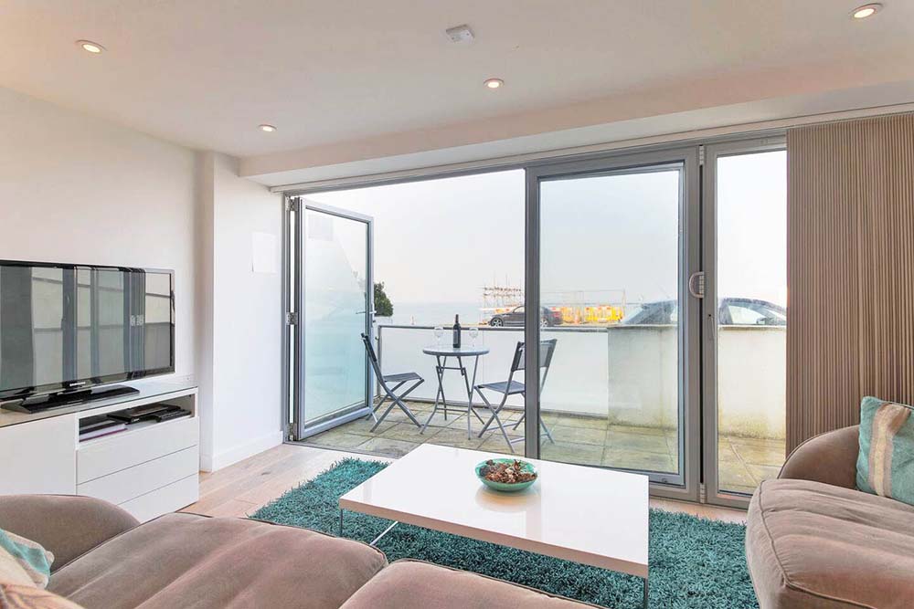 Fistral Blue living room